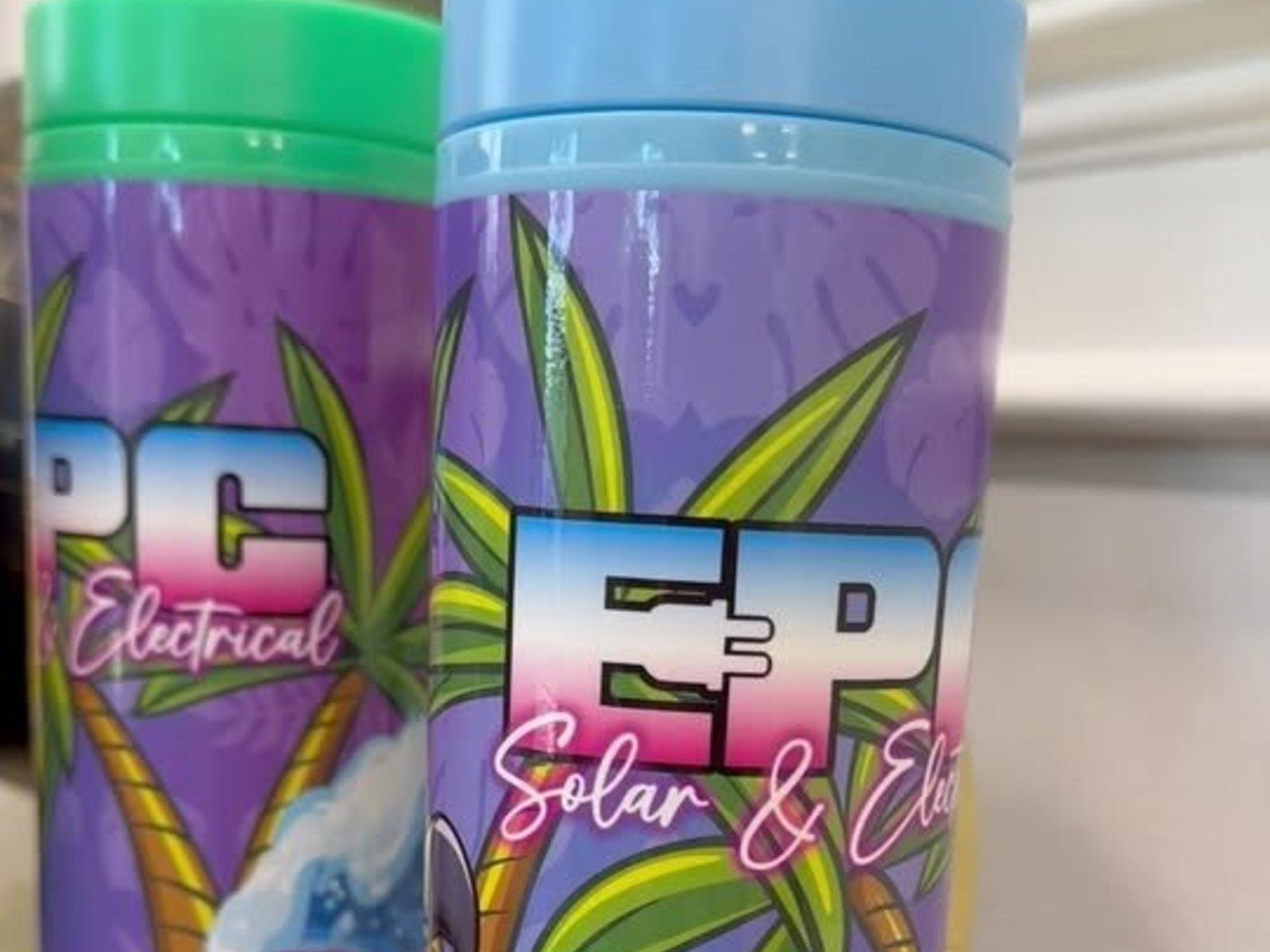 Custom printed acrylic tumblers